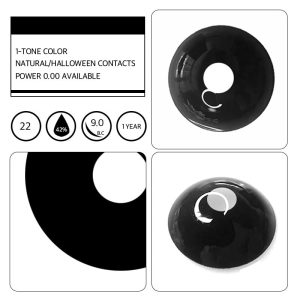 Unibling Black Sclera 22mm (1-Year)